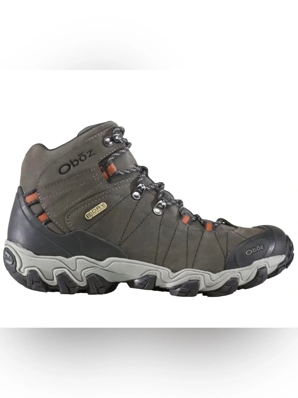 Oboz Bridger Boots Mid B-DRY Waterproof Hiking Brown Men's 12 EU 46 Like New